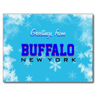 Greetings Buffalo New York postcard