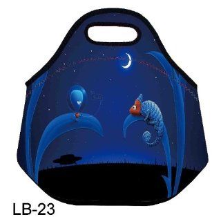 Alien Insulated Lunch Tote Bag Cooler Box Neoprene Lunchbox for School Work Kitchen & Dining