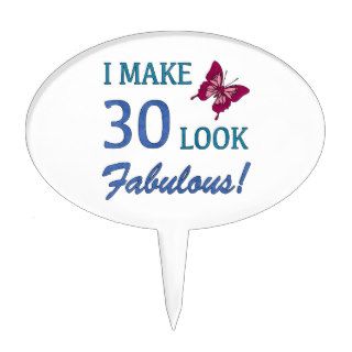 Fabulous 30th Birthday Gifts For Women Cake Pick