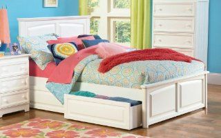 Monterey Bed w /Raised Panel Footboard White/Full Home & Kitchen