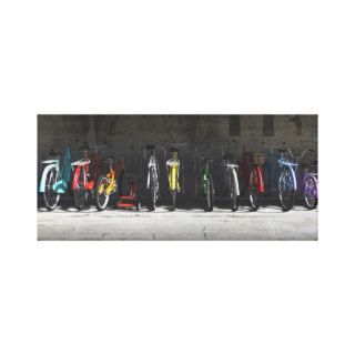 Bike Rack Stretched Canvas Gallery Wrapped Canvas