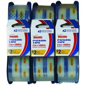 United States Postal Service USPS Bandit 2 in. x 50 yds. Heavy Duty Shipping Tape (6 Pack) 82008