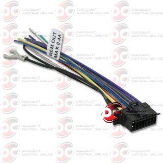 SONY 16 PIN WIRING HARNESS FOR SELECT 2013 SONY HEADUNIT STEREO RADIO FOR WX GT80UI CDX GT575UP MEX BT4100P CDX GS500R MEX GS600BT CDX GT710HD WX GT90BT CDX GT270MP CDX GT570UP MEX BT3100P & CDX GT470UM  Vehicle Receivers 