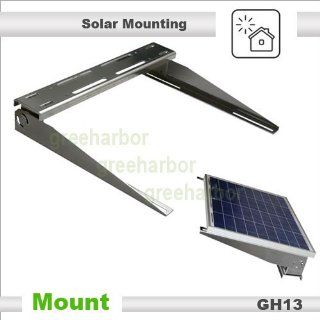 Universal Side of Pole Solar Panel Double Arm Pole/wall Mounting Kit   30w 60w  Patio, Lawn & Garden
