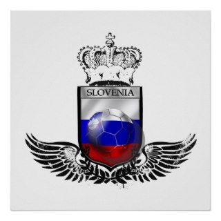 Kings of Soccer Slovenia emblem futbal crest Print