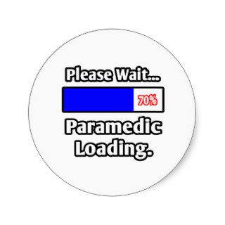 Please WaitParamedic Loading Round Sticker