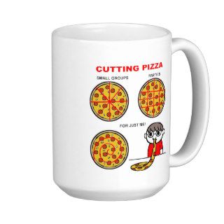Cutting Pizza Funny Mug