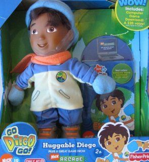 Go Diego Go HUGGABLE DIEGO Doll & GAME  TARGET Exclusive (2006 Fisher Price Mattel Canada) Toys & Games