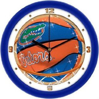 Florida Gators UF NCAA 12In Slam Dunk Wall Clock  Sports Fan Wall Clocks  Sports & Outdoors