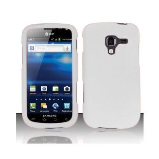 White Soft Silicone Gel Skin Cover Case for Samsung Galaxy Exhilarate SGH I577 Cell Phones & Accessories