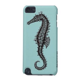 Seahorse black and white drawing art i phone case