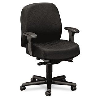 HON 3528NT10T   24 Hour Mid Back Synchro Tilt Task Chair, Black HON3528NT10T 