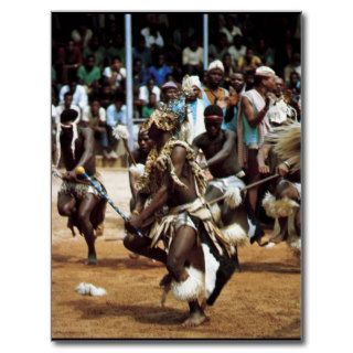 African dance South Africans Post Card