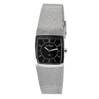 Skagen Women's O563XSSSB Quartz Black Dial Stainless Steel Watch Skagen Watches