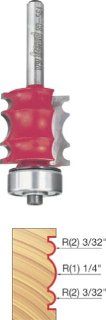 Freud 80 564 3/32 and 1/4 Inch Radius Triple Beading Router Bit with 1/4 Inch Shank    