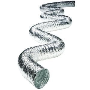 8 in. x 25 ft. Non Insulated Flexible Aluminum Duct with Scrim FLS0825