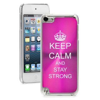 Apple iPod Touch 5th Generation Hot Pink 5B564 hard back case cover Keep Calm and Stay Strong Cell Phones & Accessories