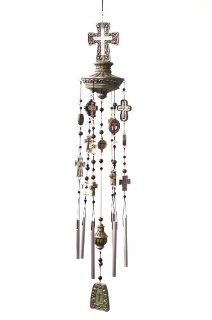 Gold Green Windchime 37" (Discontinued by Manufacturer)  Wind Bells  Patio, Lawn & Garden