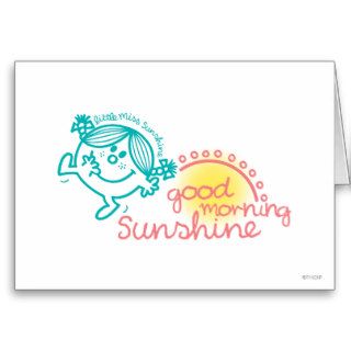 Good Morning Sunshine Greeting Cards