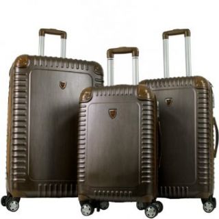 CY Luggage Expandable 360 Set   3 Piece Bronze Clothing