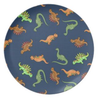 Cute Dinosaurs Pattern Plates