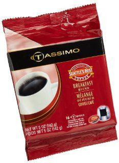 Seattle's Best Coffee Breakfast Blend, 16 Count T Discs for Tassimo Coffeemakers (Pack of 2)  Grocery & Gourmet Food