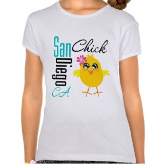 San Diego CA Chick T shirts