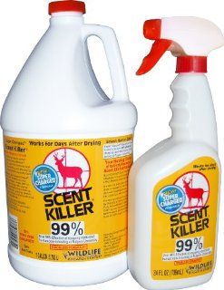 Wildlife Research Super Charged Scent Killer Spray Pack, 1 Gallon  Gun Cleaning Kits  Sports & Outdoors