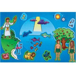 Beginners Bible Creation Story Flannelboard Figures   Pre Cut Toys & Games