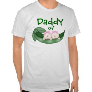 Daddy of Twin Girls T shirt