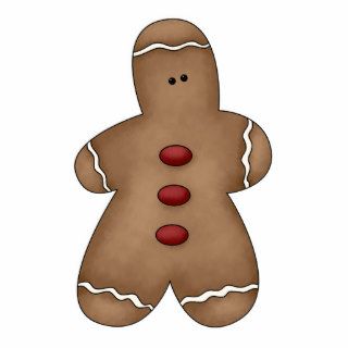 silly little gingerbread cookie photo cutout
