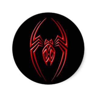 Iron Spider – Red and Black Stickers