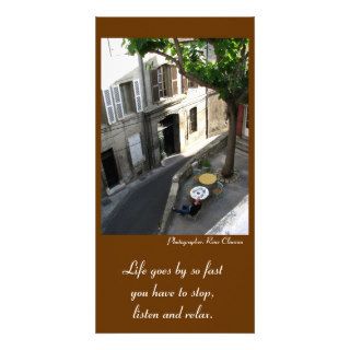 Life goes by so fastyou havphoto greeting card