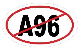 Anti A96 Oval Sticker 
