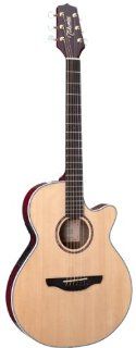 Takamine G Series EG568C Acoustic Electric Guitar, Slim Fxc   Natural Gloss Musical Instruments