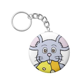 Mouse & Cheese ~ Mice Rat Cartoon Animal Key Chains