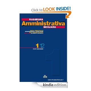Rassegna Amministrativa Siciliana 1 12 (Italian Edition) eBook DBI Kindle Store