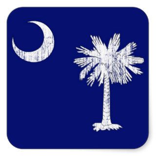 South Carolina Palmetto Flag Sticker