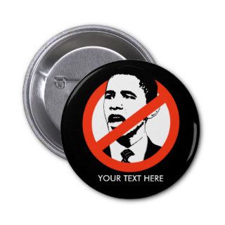 Anti Obama Button / Customized