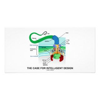 The Case For Intelligent Design (Flagellum) Personalized Photo Card