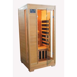 TheraPure 1 person Hemlock Carbon Heater Infrared Sauna TheraPure Hot Tubs & Spas