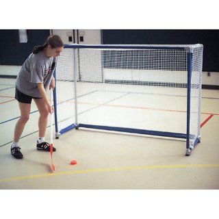 Economy 4 x 6 ft. Floor Street/Roller Hockey Goals with Nets   Set of 2  Sports & Outdoors