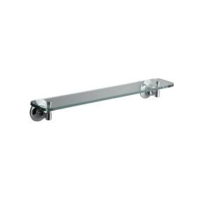 KOHLER Archer 24 in. W Wall Mount Shelf in Glass and Polished Chrome K 11062 CP