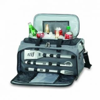 Picnic Time Buccaneer All In One Tailgating BBQ Grill/Cooler Set  Kitchen & Dining