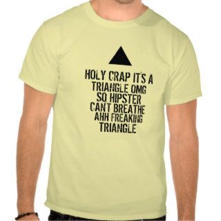 OMG Hipster Triangle T shirt