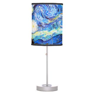 Van Gogh Starry Night (F612) Vintage Fine Art Lamp