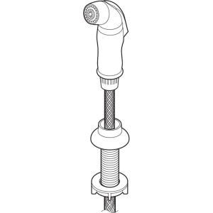 Delta Side Spray and Hose Assembly in Chrome RP44125