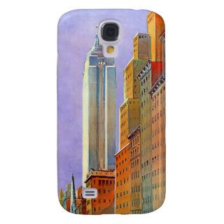 Fifth Avenue   Vintage Travel Poster New York City Galaxy S4 Cases