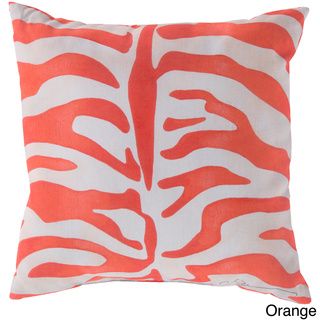 Zebra Print Indoor/ Outdoor Accent Pillow Outdoor Cushions & Pillows