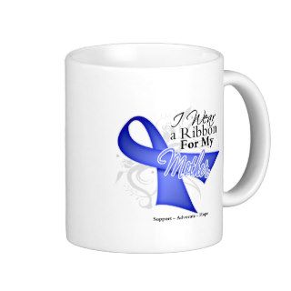 Mother Periwinkle Ribbon   Stomach Cancer Coffee Mugs